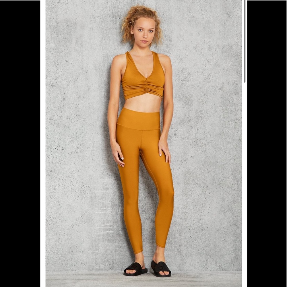 NWOT Alo 7/8 High-Waist Airlift Legging Bronzed